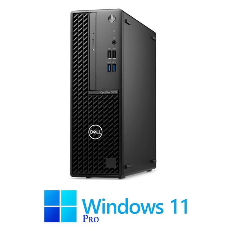 Calculatoare Dell OptiPlex 3000 SFF, Hexa Core i5-12500, 16GB, 512GB SSD, Win 11 Pro