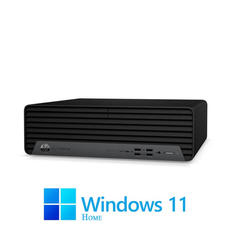 Calculatoare HP EliteDesk 800 G6 SFF, Hexa Core i5-10500, 16GB DDR4, Win 11 Home