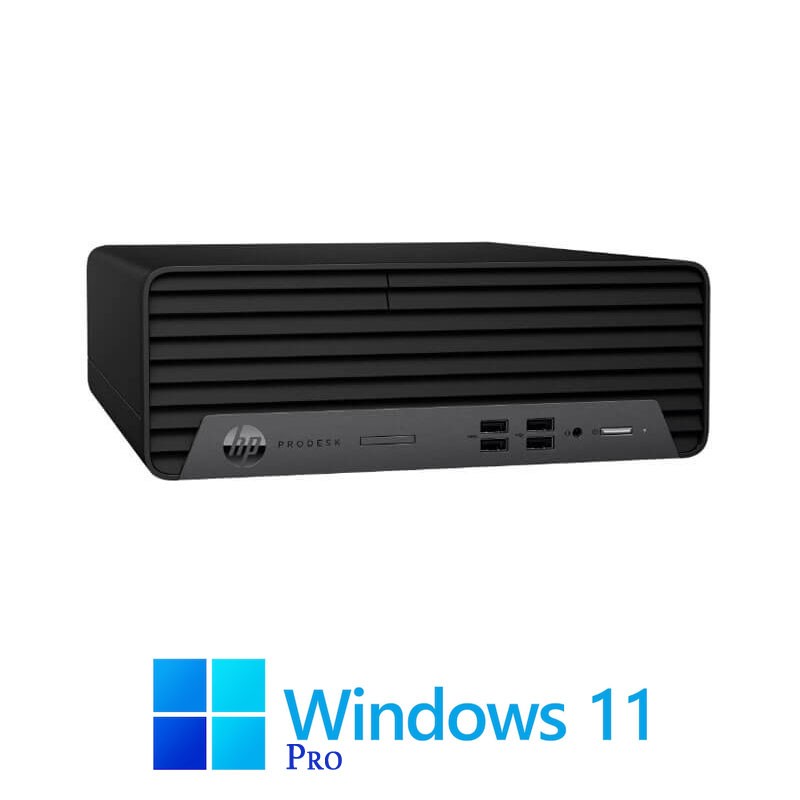 Calculatoare HP ProDesk 400 G7 SFF, Hexa Core i5-10500, 16GB DDR4, SSD, Win 11 Pro