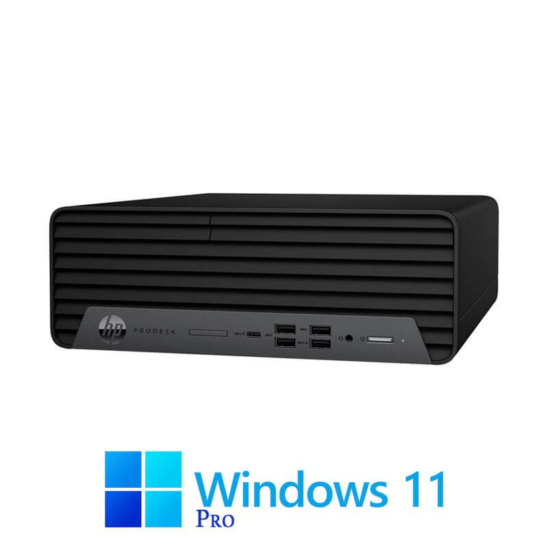 Calculatoare HP ProDesk 600 G6 SFF, i3-10100, 16GB DDR4, 256GB SSD, Win 11 Pro