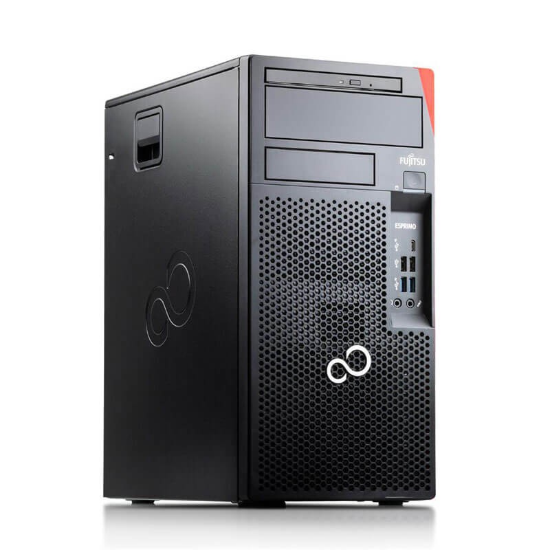 Calculatoare second hand Fujitsu ESPRIMO P758, Quad Core i3-9100, 8GB DDR4, 256GB SSD