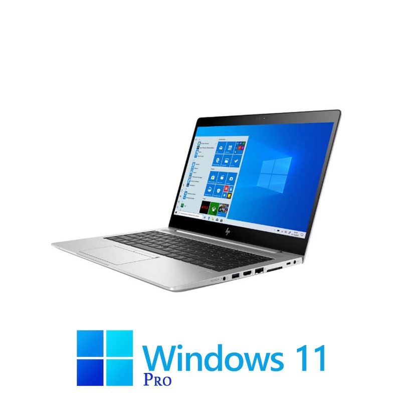 Laptop HP EliteBook 840 G6, Quad Core i7-8565U, 256GB SSD, FHD IPS, Win 11 Pro