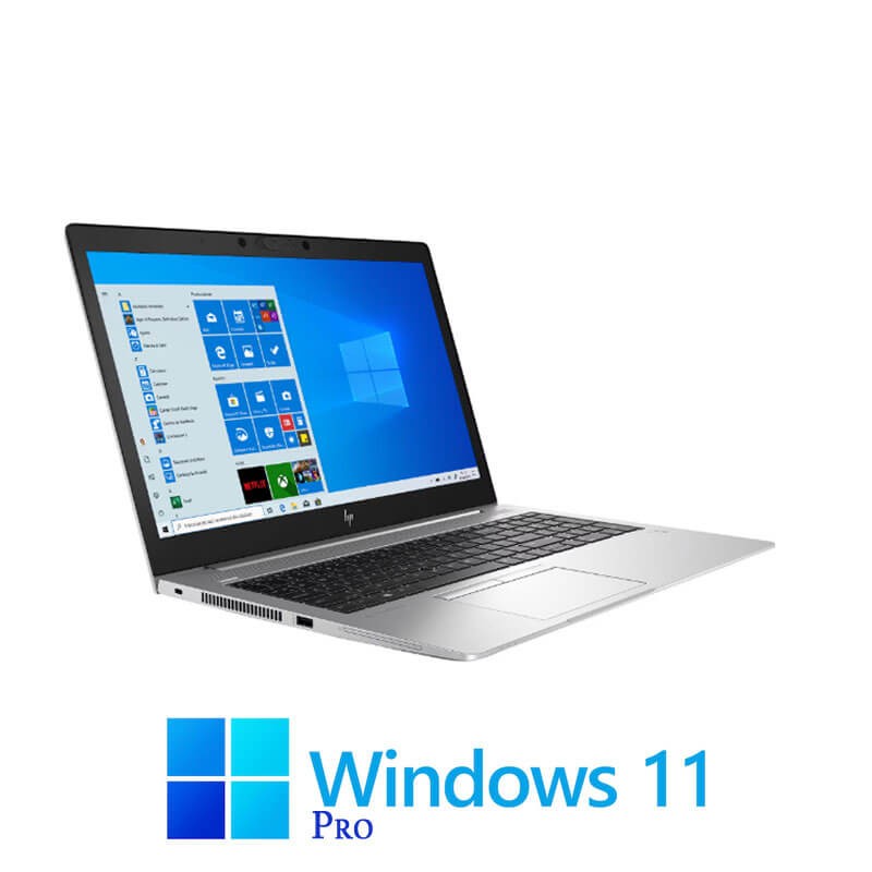Laptop HP EliteBook 850 G6, Quad Core i7-8565U, 256GB SSD, Full HD, Win 11 Pro