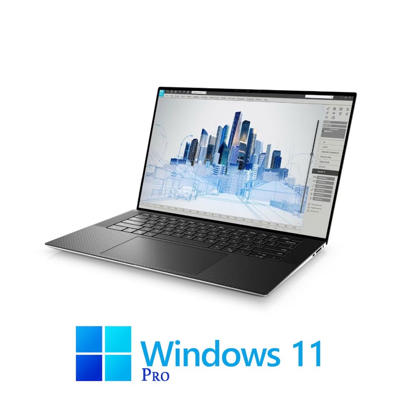 Laptopuri Dell Precision 5560, i7-11850H, 16GB, Display NOU 4K, RTX A2000, Win 11 Pro