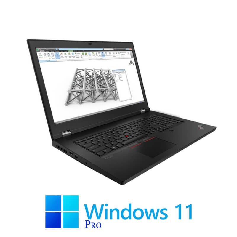 Laptopuri Lenovo P17 Gen 1, i7-10850H, 512GB SSD, Display NOU, RTX 3000, Win 11 Pro