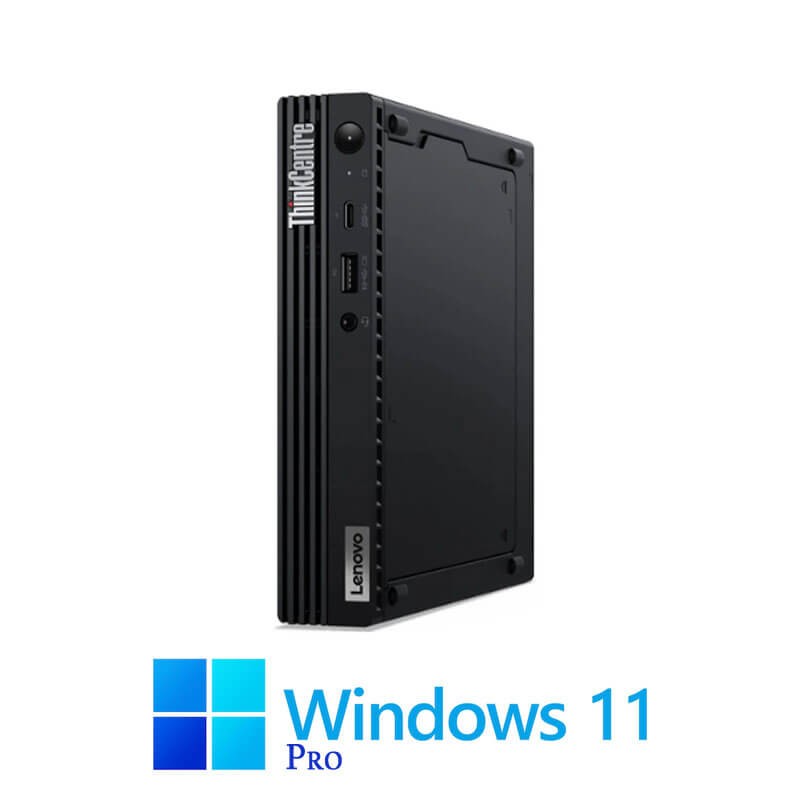Mini Calculatoare Lenovo ThinkCentre M70q, Quad Core i3-10100T, 16GB DDR4, Win 11 Pro