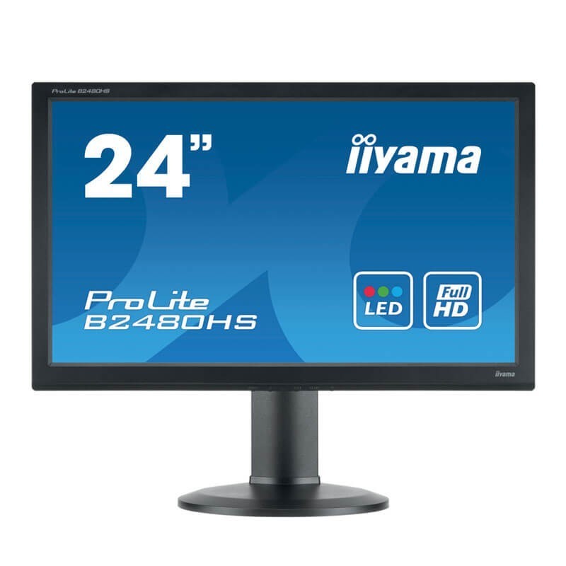 Monitor LED Iiyama ProLite B2480HS-B1, 24 inci Full HD