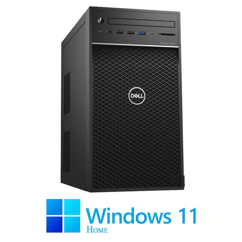 Statie grafica Dell Precision 3630 MT, i7-8700, 16GB DDR4, 512GB SSD, Win 11 Home