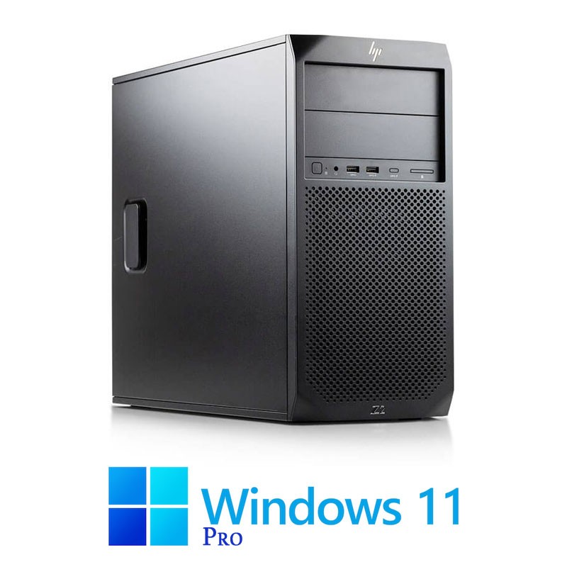 Statie grafica HP Z2 G4 Tower, Hexa Core i7-8700, 16GB, 512GB SSD, Win 11 Pro