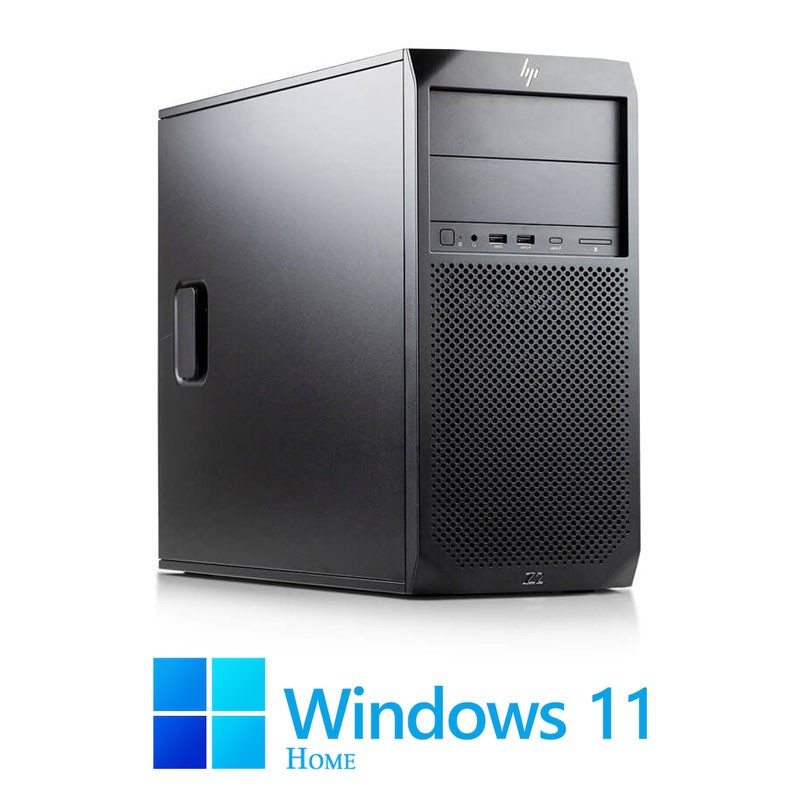 Statie grafica HP Z2 G4 Tower, Octa Core i7-9700, 32GB, 1TB SSD NVMe, Win 11 Home
