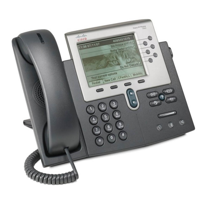 Telefon VoIP Cisco Unified CP-7962G, DHCP, Display 5 inci